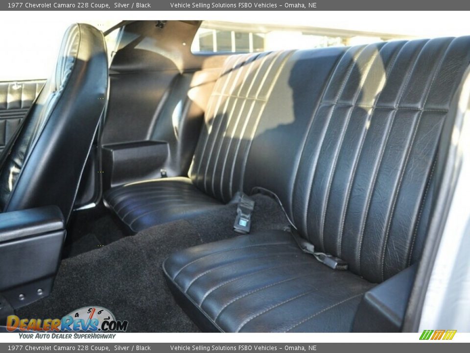 Rear Seat of 1977 Chevrolet Camaro Z28 Coupe Photo #8