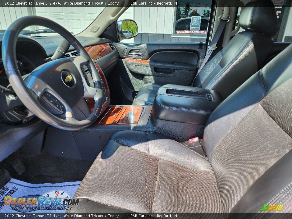 2012 Chevrolet Tahoe LTZ 4x4 White Diamond Tricoat / Ebony Photo #26