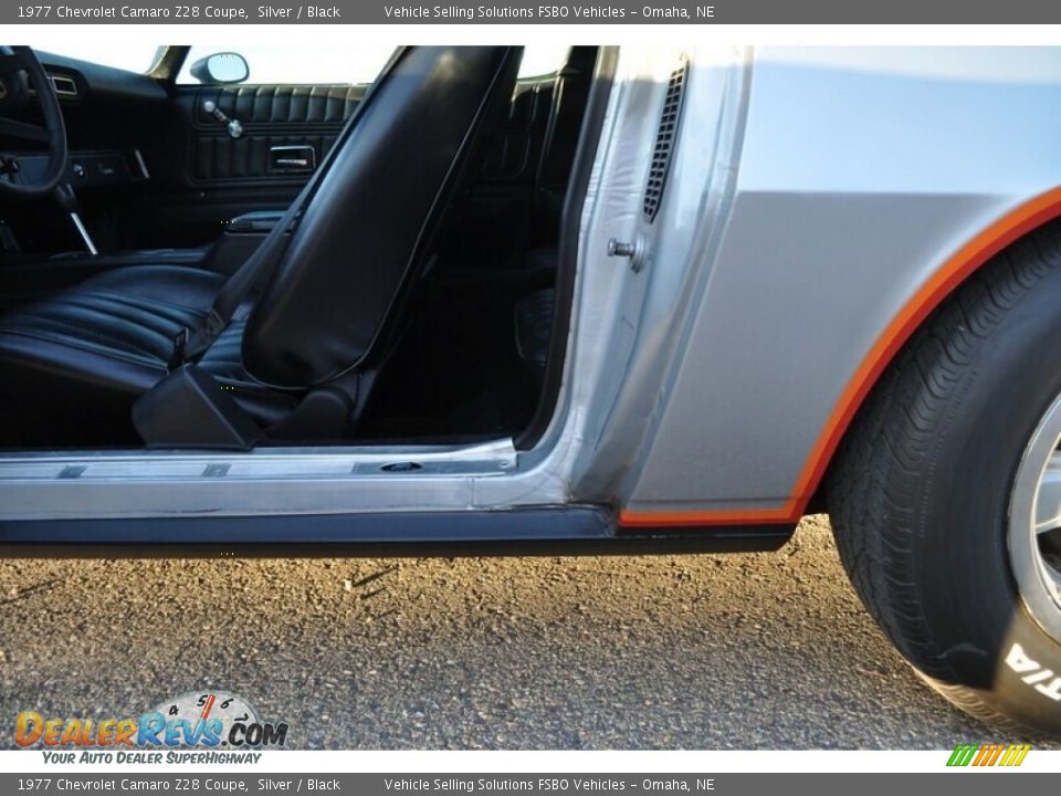 1977 Chevrolet Camaro Z28 Coupe Silver / Black Photo #16