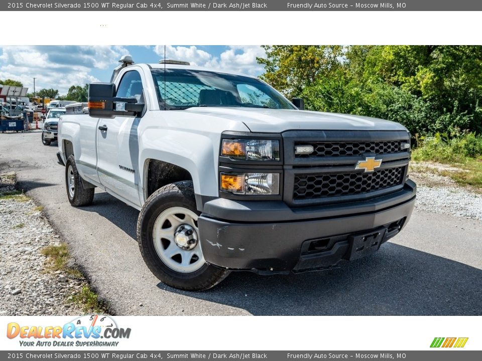 2015 Chevrolet Silverado 1500 WT Regular Cab 4x4 Summit White / Dark Ash/Jet Black Photo #1