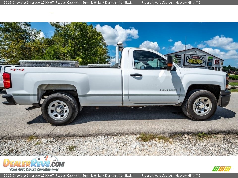 2015 Chevrolet Silverado 1500 WT Regular Cab 4x4 Summit White / Dark Ash/Jet Black Photo #3