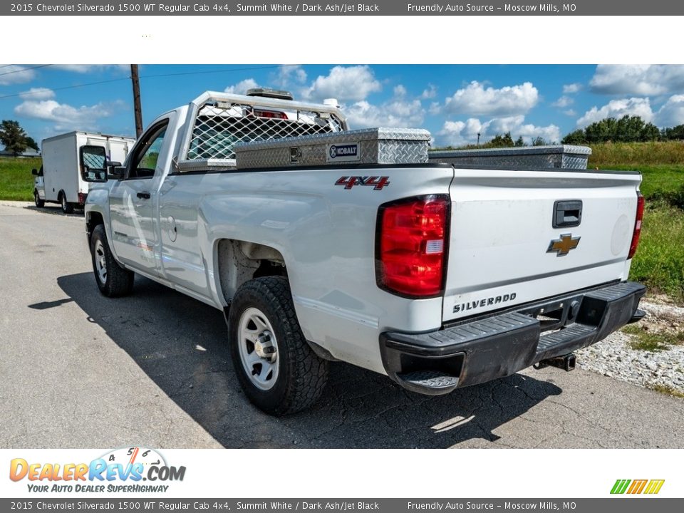 2015 Chevrolet Silverado 1500 WT Regular Cab 4x4 Summit White / Dark Ash/Jet Black Photo #6