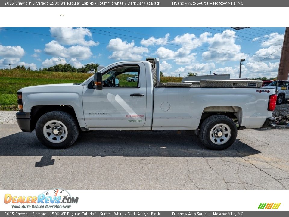 2015 Chevrolet Silverado 1500 WT Regular Cab 4x4 Summit White / Dark Ash/Jet Black Photo #7