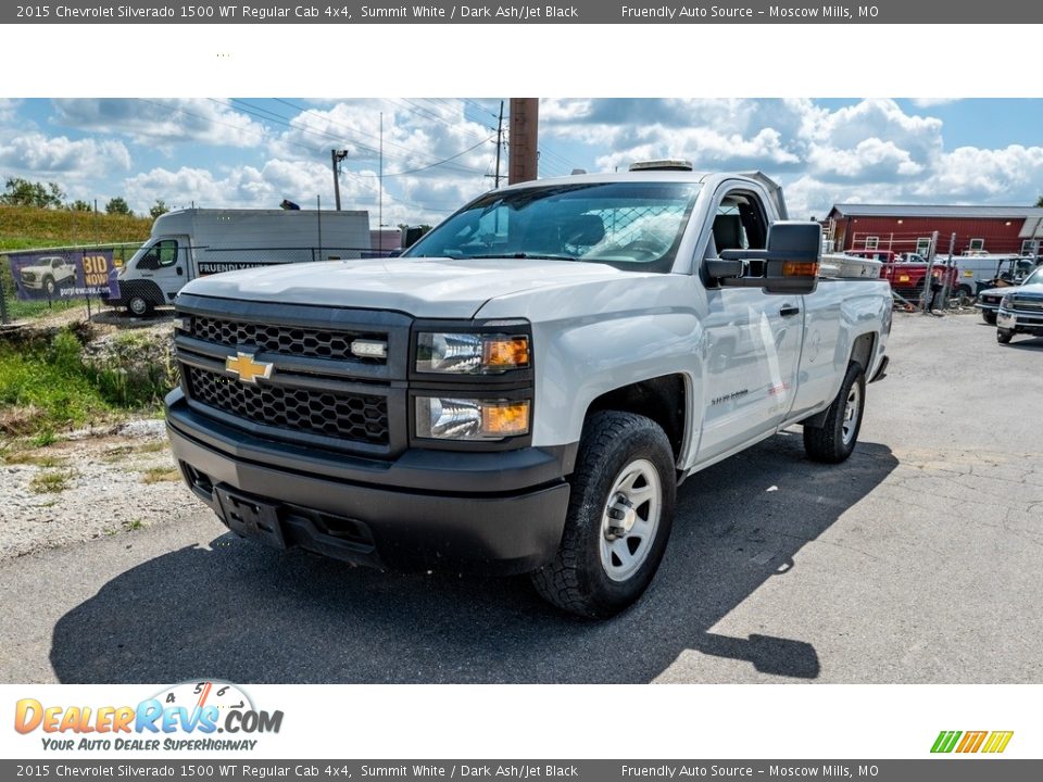 2015 Chevrolet Silverado 1500 WT Regular Cab 4x4 Summit White / Dark Ash/Jet Black Photo #8