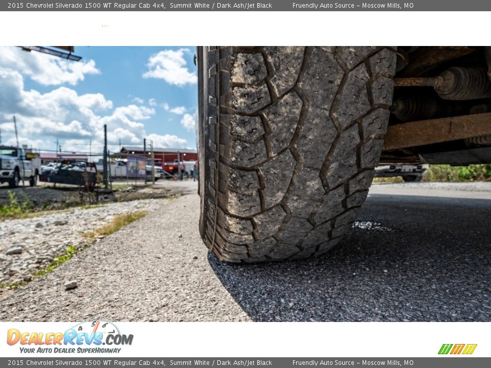 2015 Chevrolet Silverado 1500 WT Regular Cab 4x4 Summit White / Dark Ash/Jet Black Photo #11