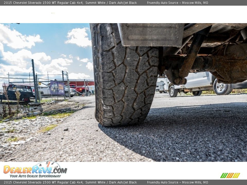 2015 Chevrolet Silverado 1500 WT Regular Cab 4x4 Summit White / Dark Ash/Jet Black Photo #12