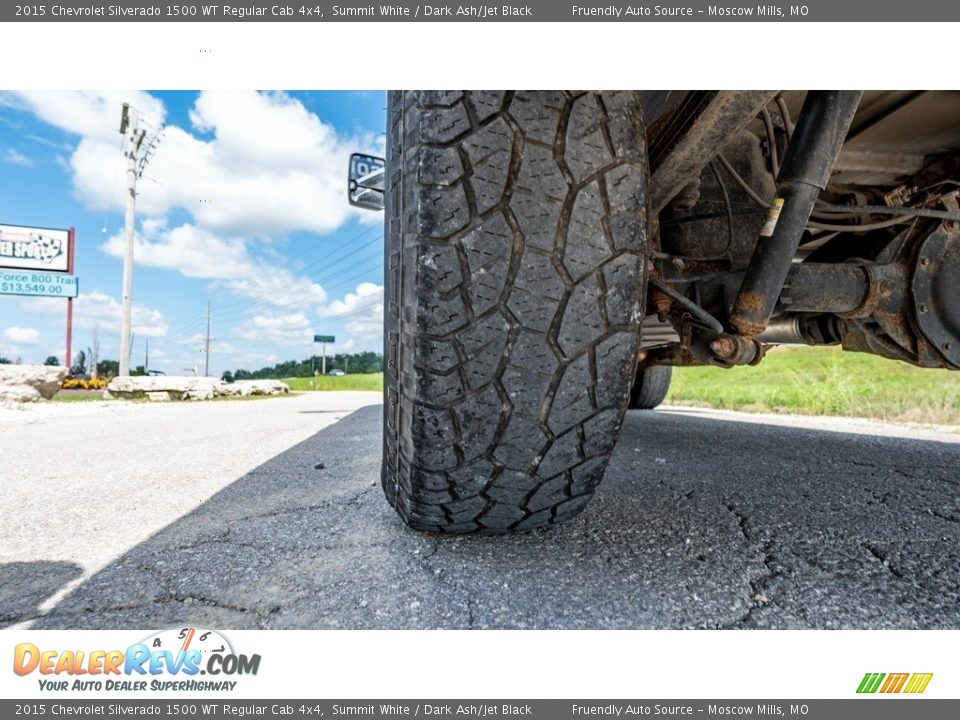 2015 Chevrolet Silverado 1500 WT Regular Cab 4x4 Summit White / Dark Ash/Jet Black Photo #14