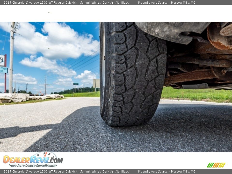 2015 Chevrolet Silverado 1500 WT Regular Cab 4x4 Summit White / Dark Ash/Jet Black Photo #15