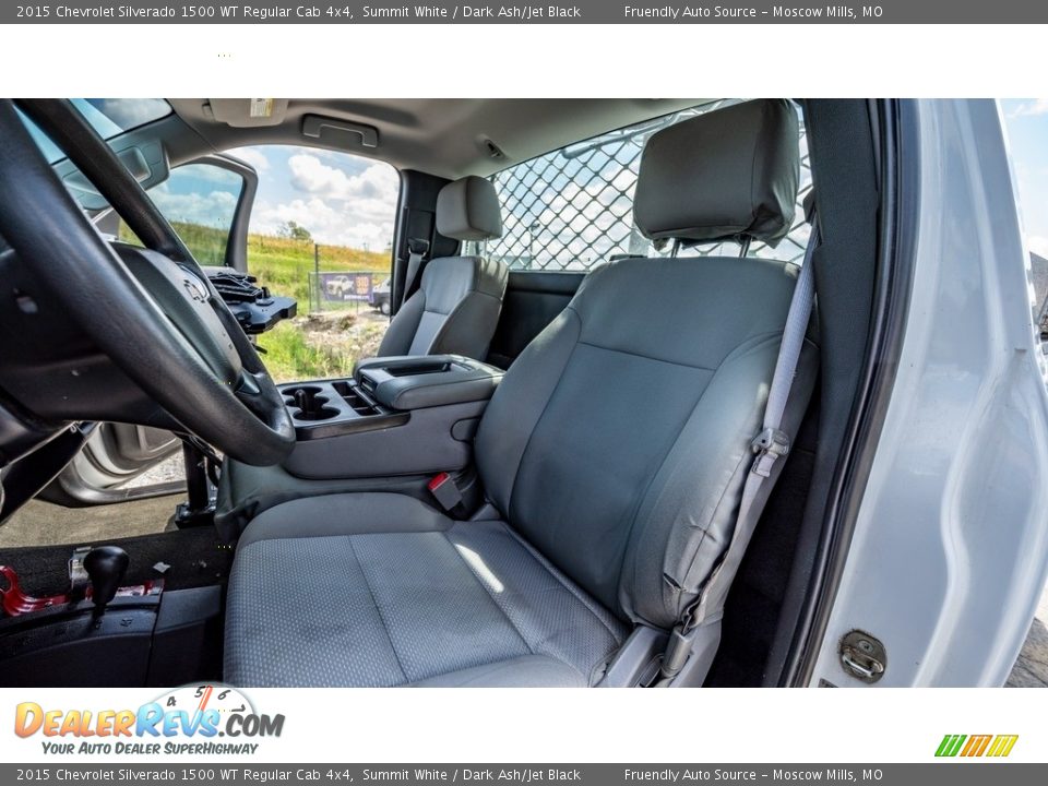 2015 Chevrolet Silverado 1500 WT Regular Cab 4x4 Summit White / Dark Ash/Jet Black Photo #17