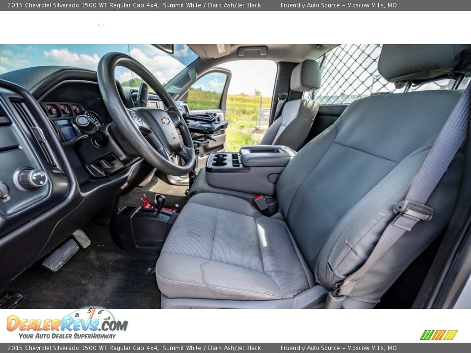 2015 Chevrolet Silverado 1500 WT Regular Cab 4x4 Summit White / Dark Ash/Jet Black Photo #18
