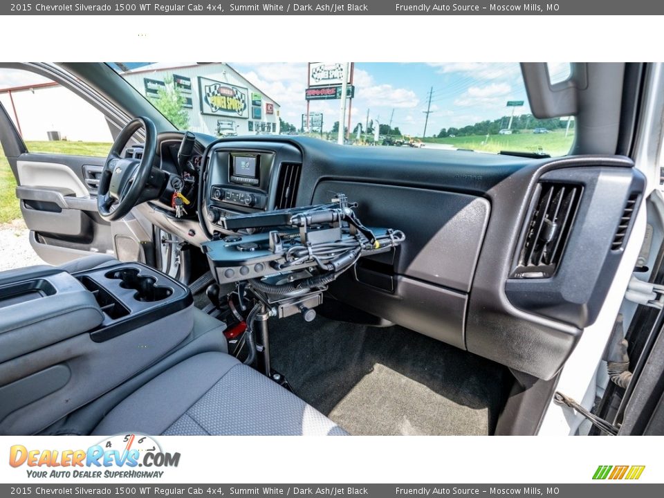 2015 Chevrolet Silverado 1500 WT Regular Cab 4x4 Summit White / Dark Ash/Jet Black Photo #21