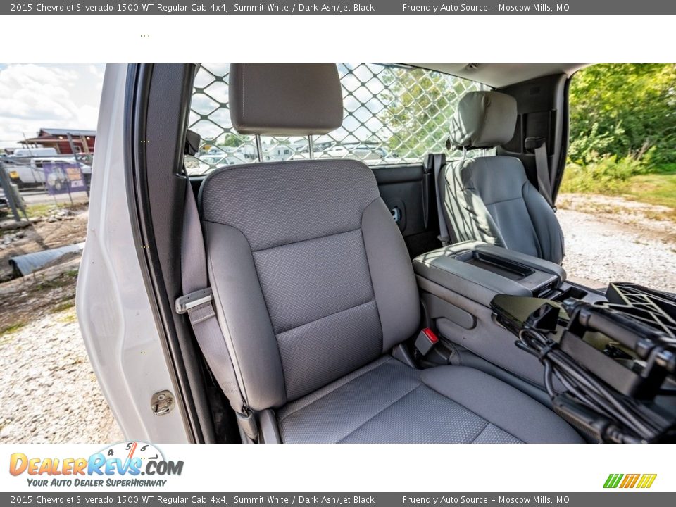2015 Chevrolet Silverado 1500 WT Regular Cab 4x4 Summit White / Dark Ash/Jet Black Photo #23