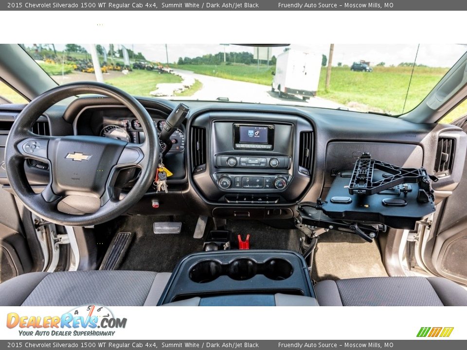 2015 Chevrolet Silverado 1500 WT Regular Cab 4x4 Summit White / Dark Ash/Jet Black Photo #24