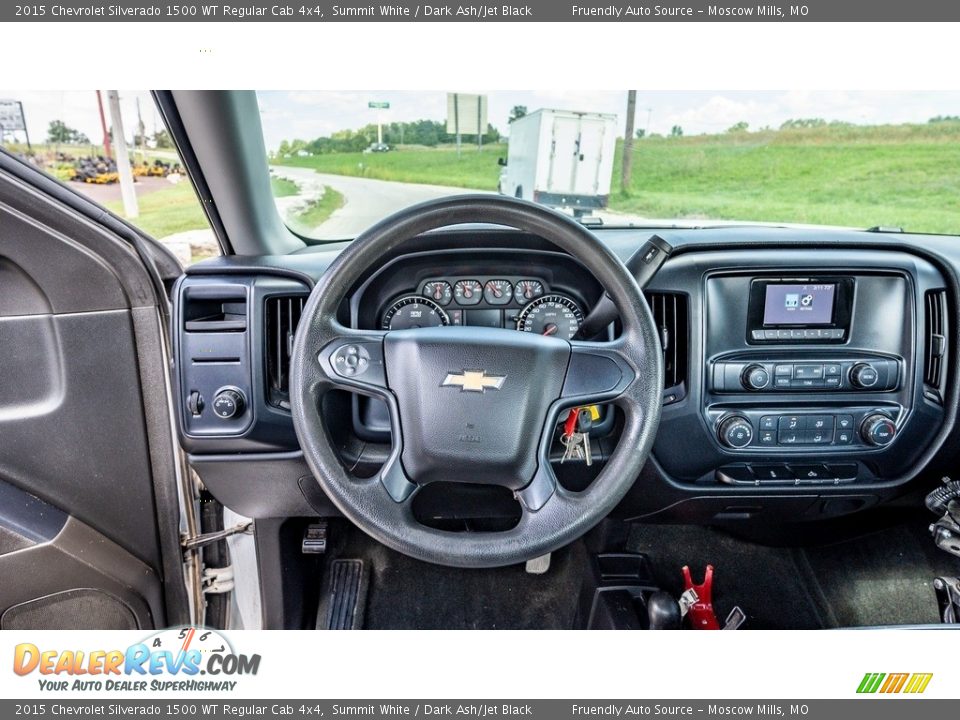 2015 Chevrolet Silverado 1500 WT Regular Cab 4x4 Summit White / Dark Ash/Jet Black Photo #25