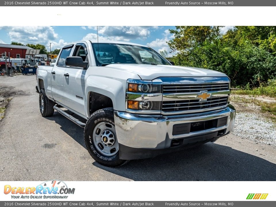 2016 Chevrolet Silverado 2500HD WT Crew Cab 4x4 Summit White / Dark Ash/Jet Black Photo #1