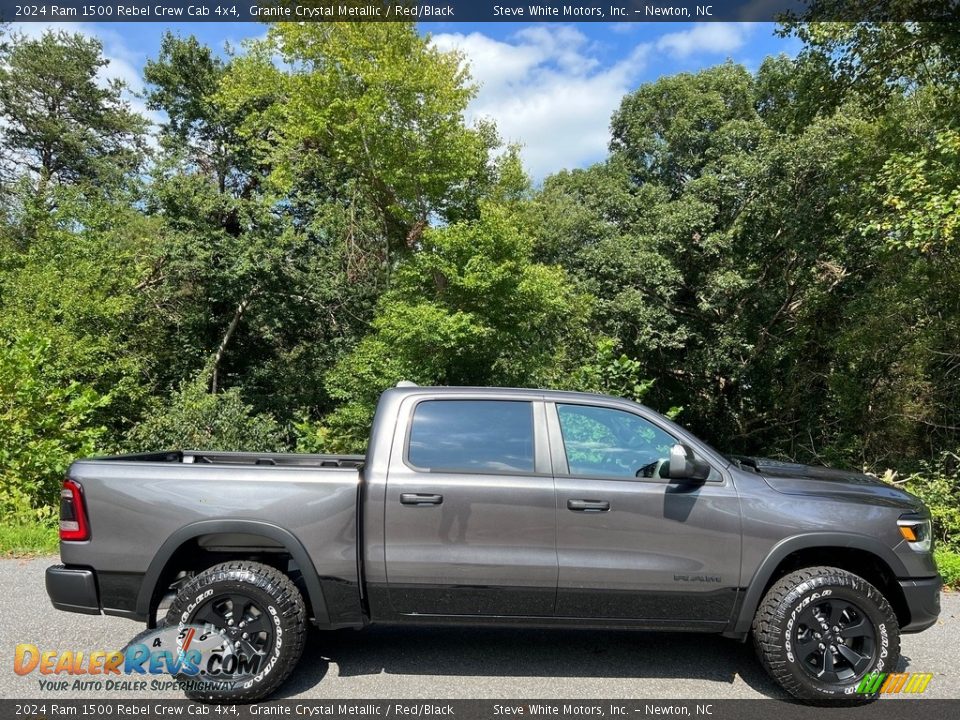 Granite Crystal Metallic 2024 Ram 1500 Rebel Crew Cab 4x4 Photo #5