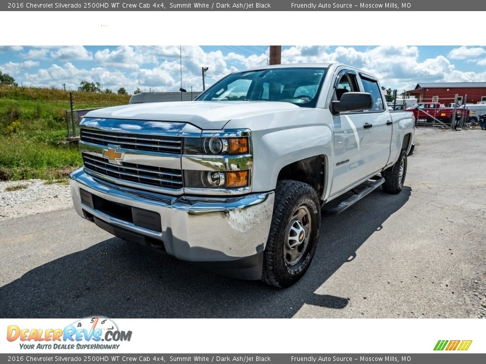 2016 Chevrolet Silverado 2500HD WT Crew Cab 4x4 Summit White / Dark Ash/Jet Black Photo #8