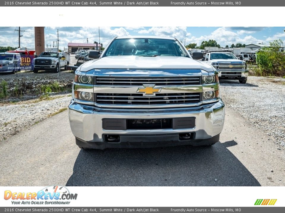 2016 Chevrolet Silverado 2500HD WT Crew Cab 4x4 Summit White / Dark Ash/Jet Black Photo #9