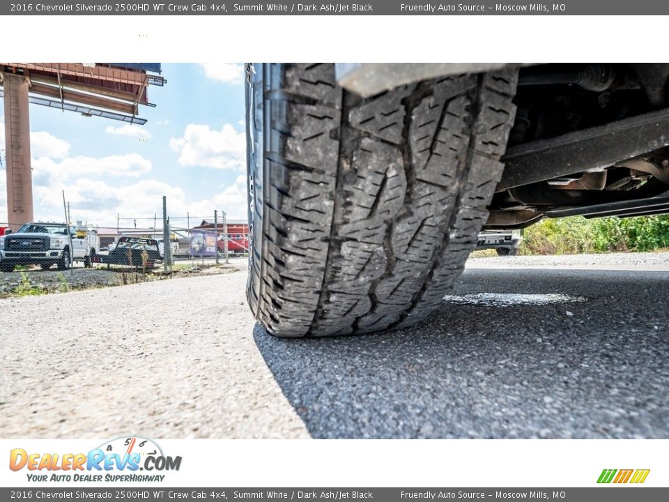 2016 Chevrolet Silverado 2500HD WT Crew Cab 4x4 Summit White / Dark Ash/Jet Black Photo #11