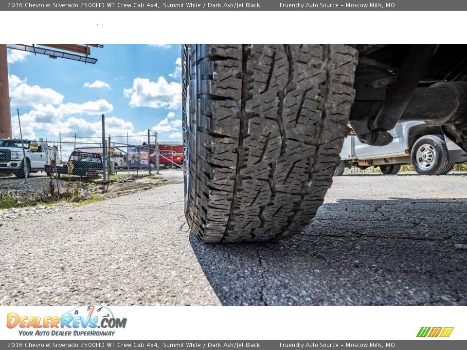 2016 Chevrolet Silverado 2500HD WT Crew Cab 4x4 Summit White / Dark Ash/Jet Black Photo #12