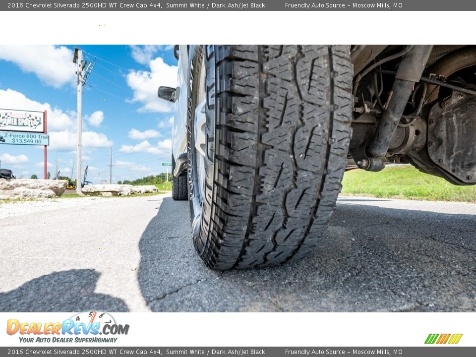 2016 Chevrolet Silverado 2500HD WT Crew Cab 4x4 Summit White / Dark Ash/Jet Black Photo #14