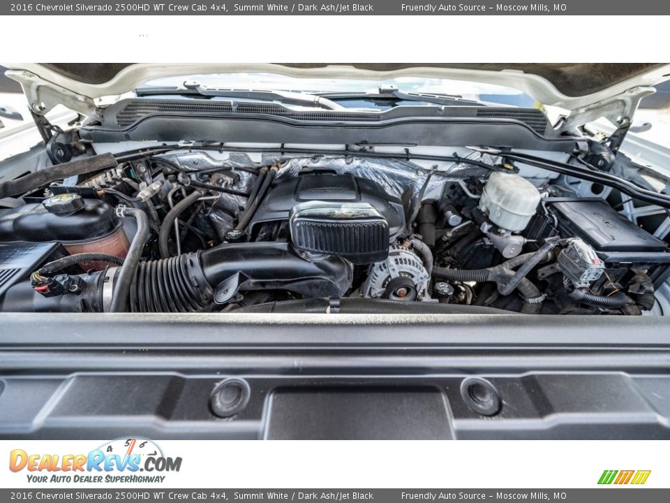 2016 Chevrolet Silverado 2500HD WT Crew Cab 4x4 Summit White / Dark Ash/Jet Black Photo #16