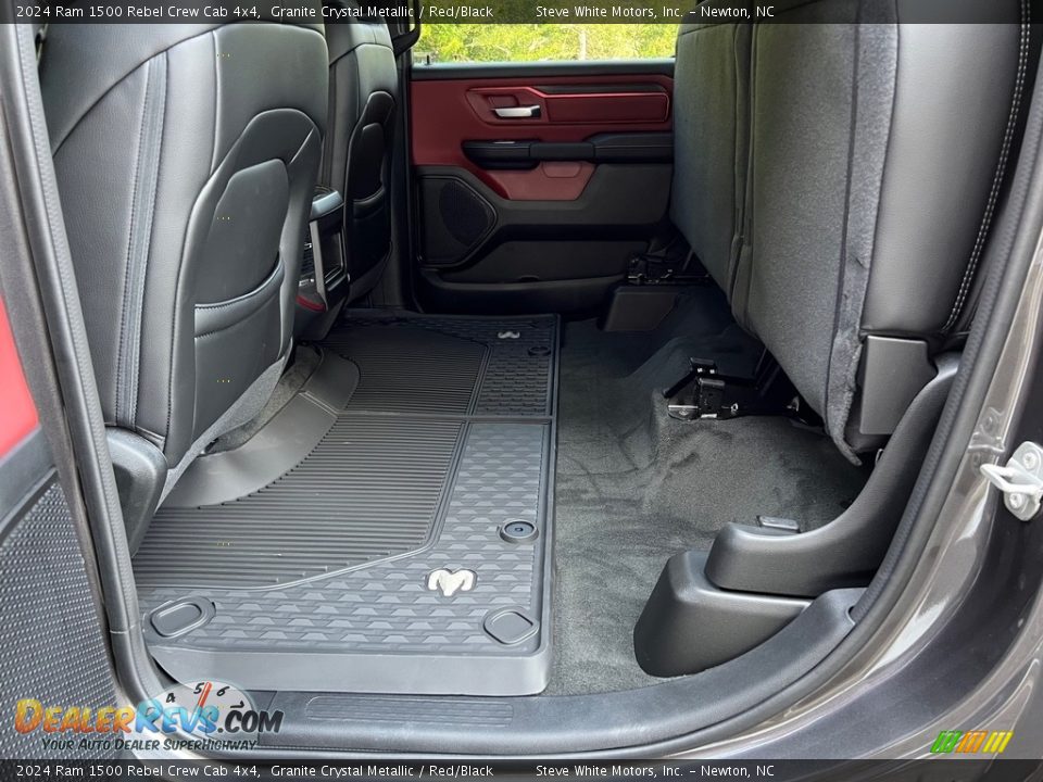 Rear Seat of 2024 Ram 1500 Rebel Crew Cab 4x4 Photo #16