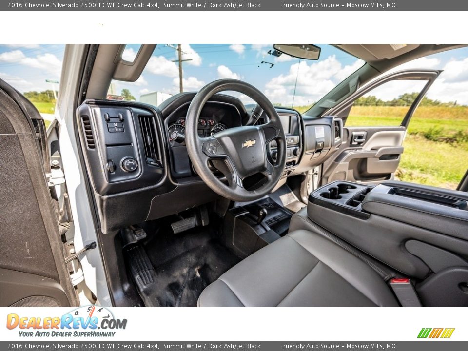 Dark Ash/Jet Black Interior - 2016 Chevrolet Silverado 2500HD WT Crew Cab 4x4 Photo #19