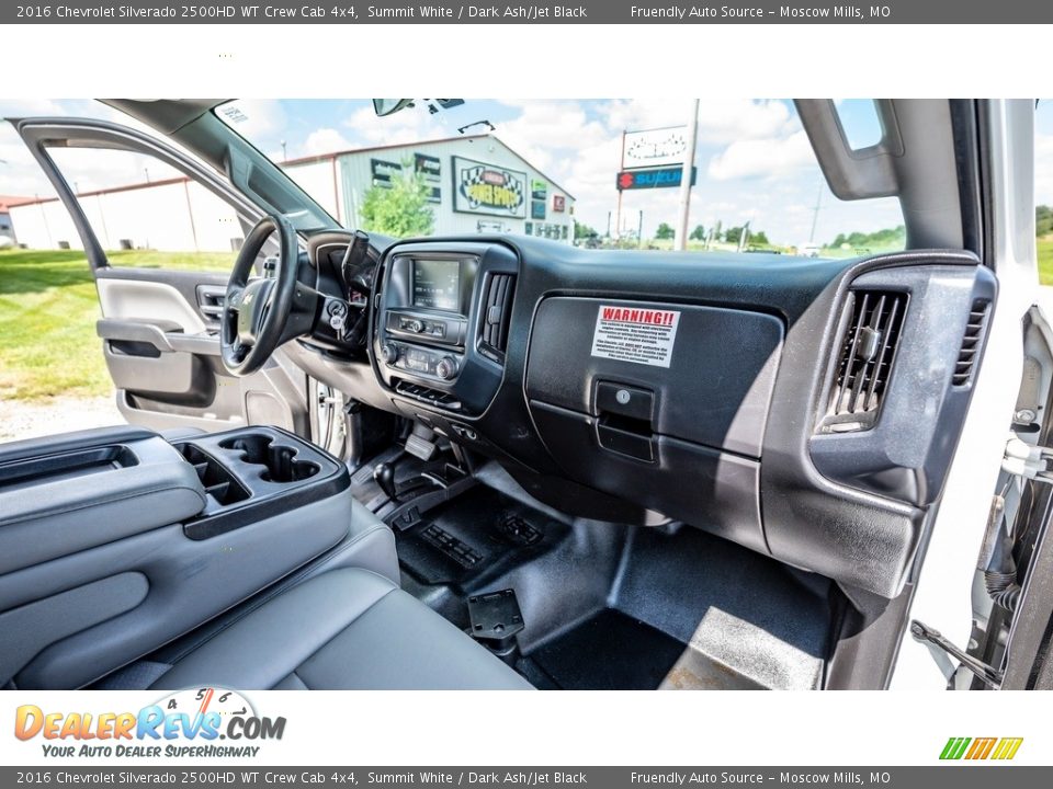 2016 Chevrolet Silverado 2500HD WT Crew Cab 4x4 Summit White / Dark Ash/Jet Black Photo #23