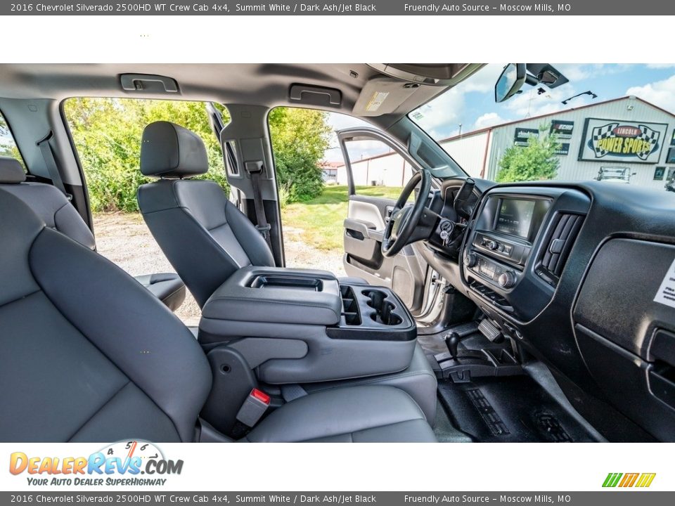 2016 Chevrolet Silverado 2500HD WT Crew Cab 4x4 Summit White / Dark Ash/Jet Black Photo #24