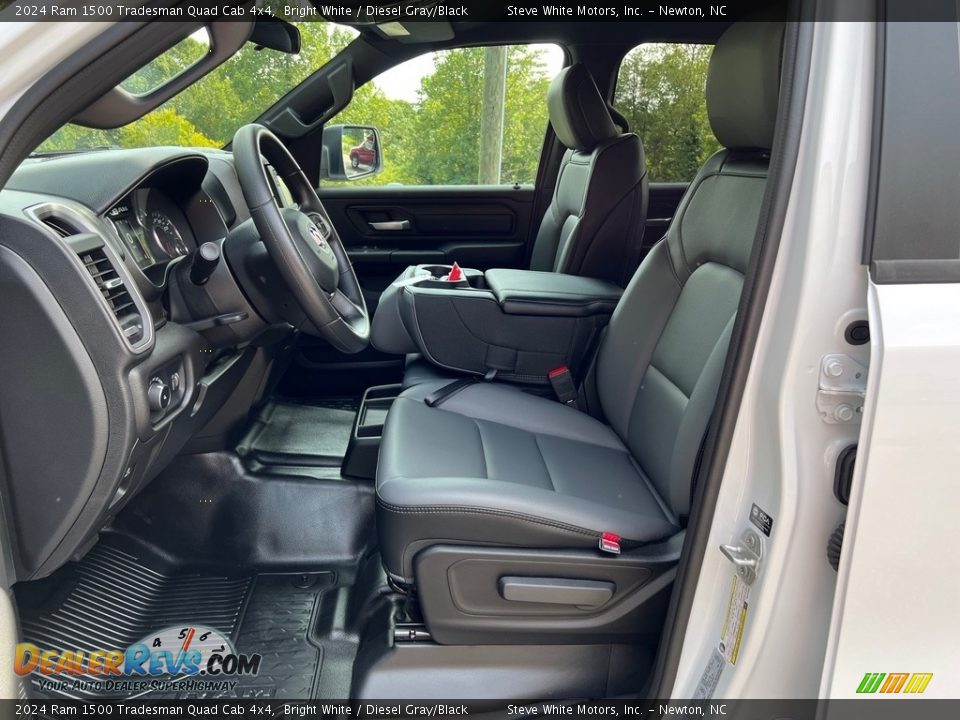 Diesel Gray/Black Interior - 2024 Ram 1500 Tradesman Quad Cab 4x4 Photo #12