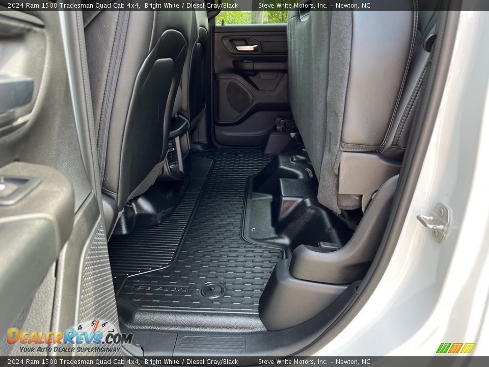 Rear Seat of 2024 Ram 1500 Tradesman Quad Cab 4x4 Photo #14