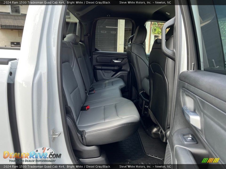 Rear Seat of 2024 Ram 1500 Tradesman Quad Cab 4x4 Photo #15