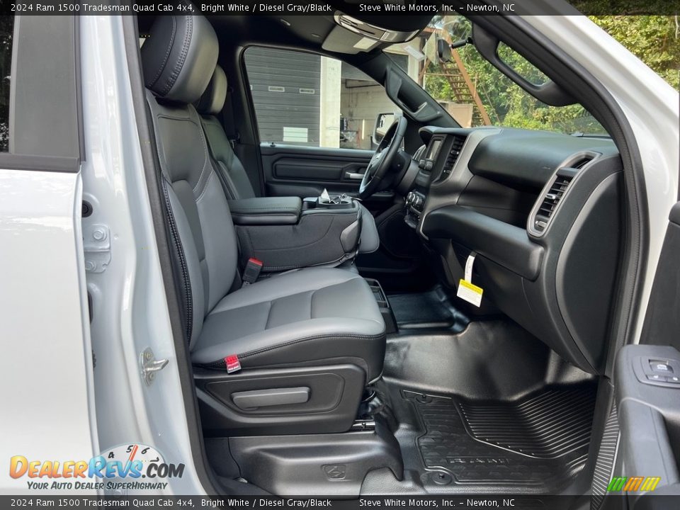 Front Seat of 2024 Ram 1500 Tradesman Quad Cab 4x4 Photo #16