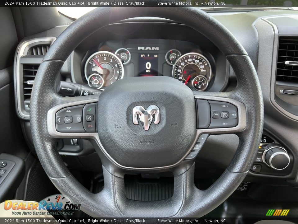 2024 Ram 1500 Tradesman Quad Cab 4x4 Steering Wheel Photo #17