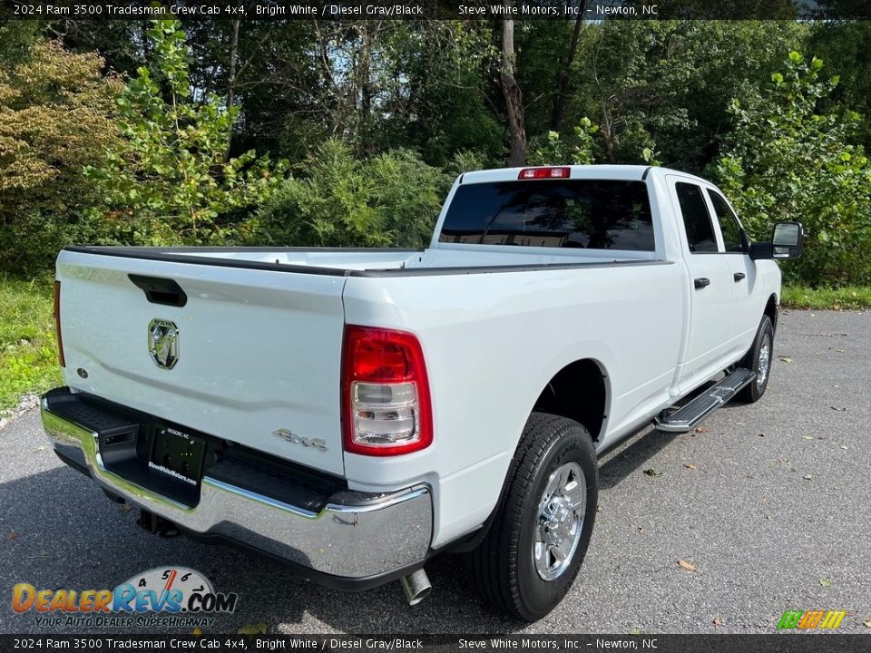 2024 Ram 3500 Tradesman Crew Cab 4x4 Bright White / Diesel Gray/Black Photo #6