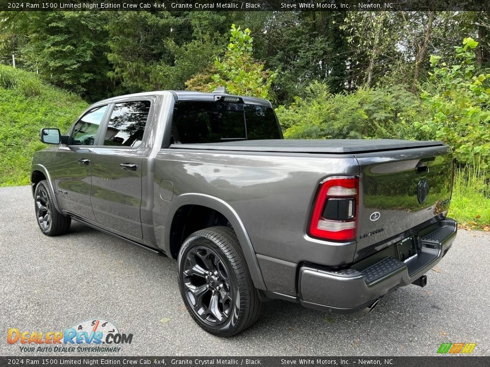 2024 Ram 1500 Limited Night Edition Crew Cab 4x4 Granite Crystal Metallic / Black Photo #9