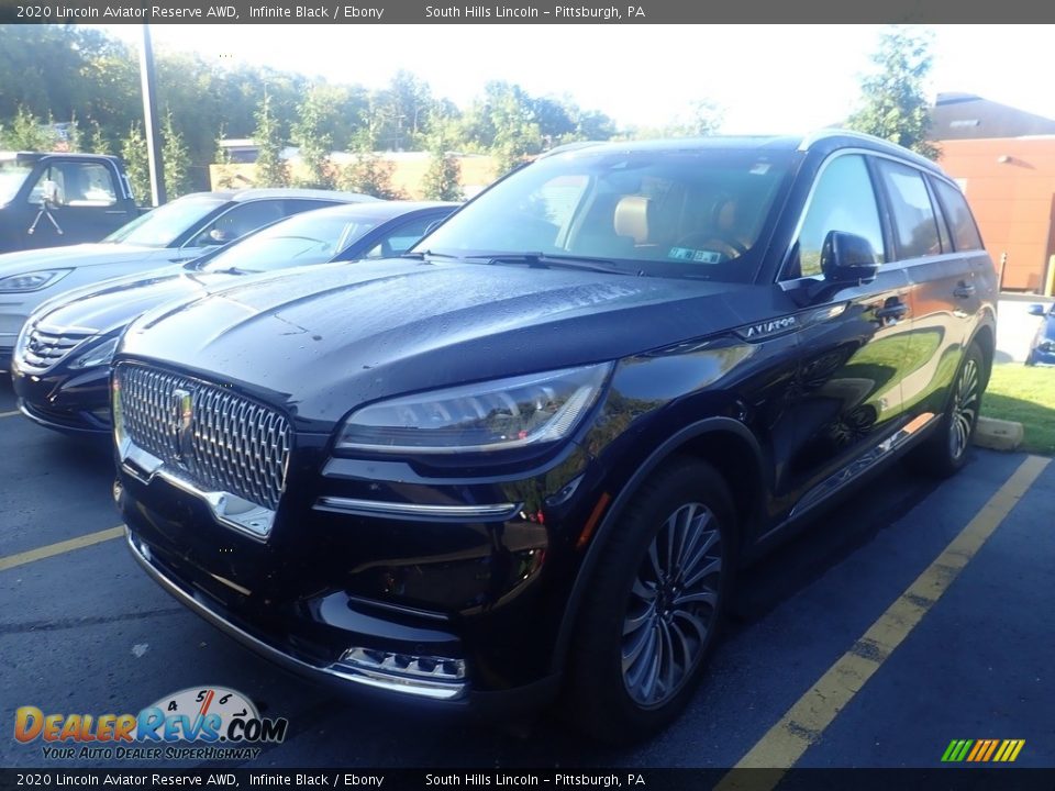 2020 Lincoln Aviator Reserve AWD Infinite Black / Ebony Photo #1