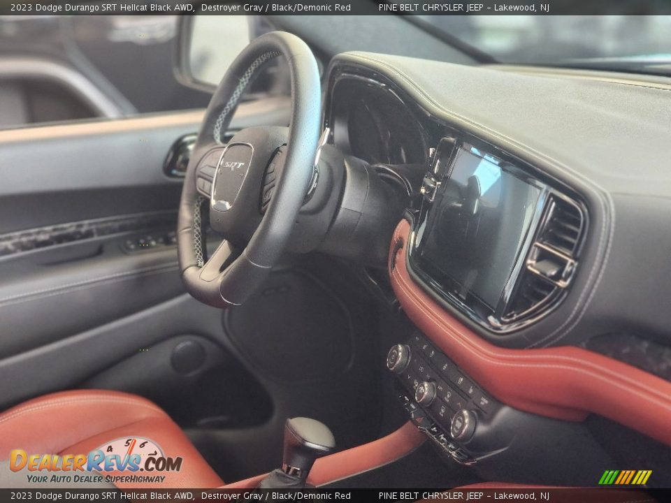 2023 Dodge Durango SRT Hellcat Black AWD Destroyer Gray / Black/Demonic Red Photo #4