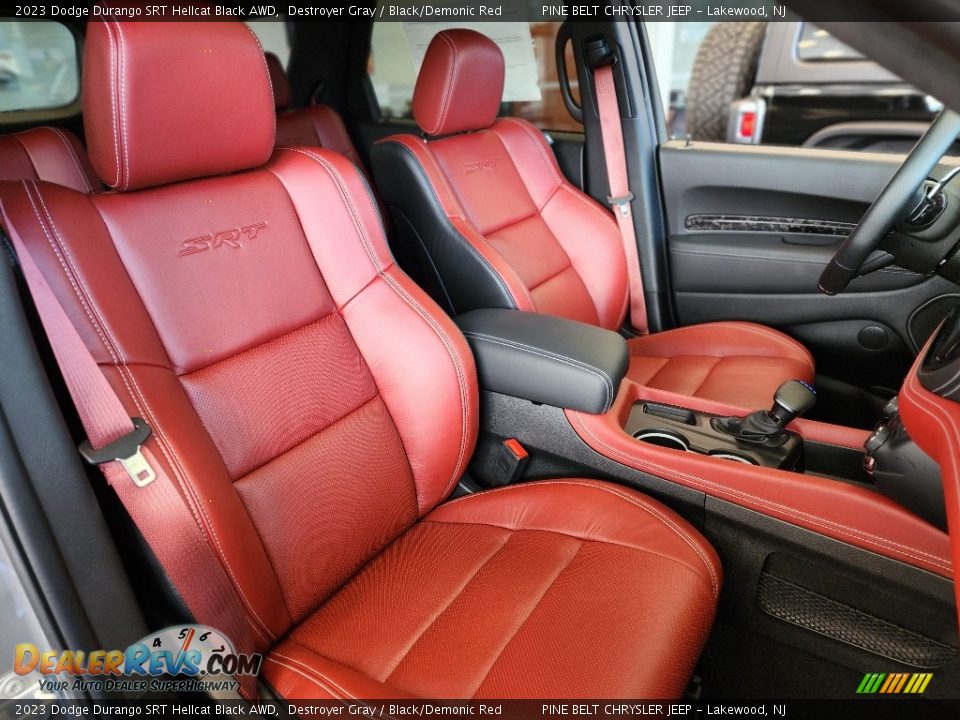 Black/Demonic Red Interior - 2023 Dodge Durango SRT Hellcat Black AWD Photo #6