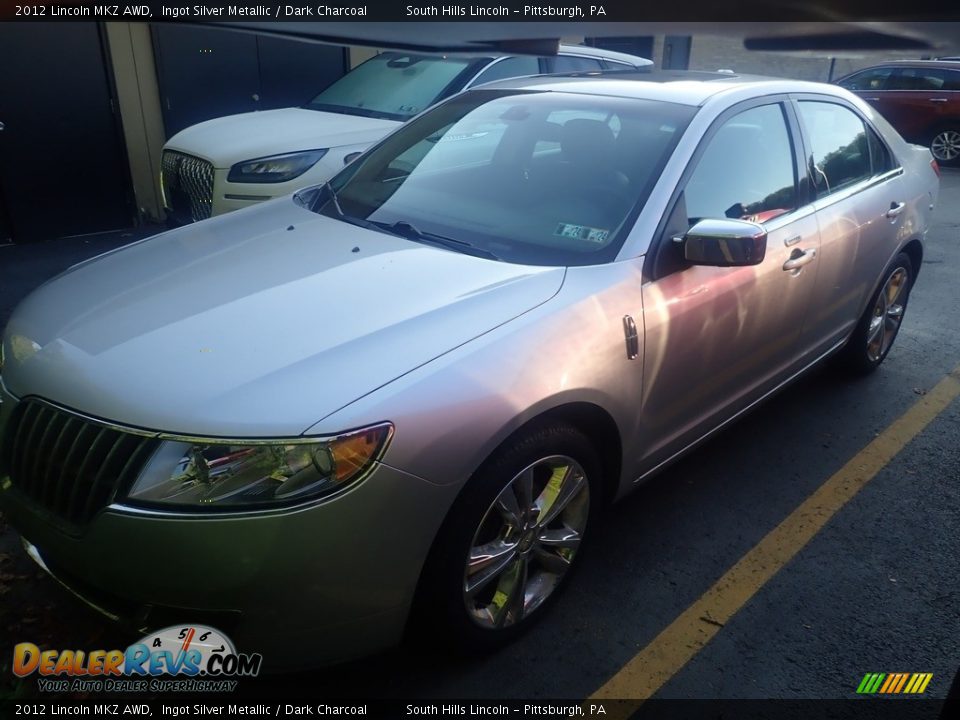 2012 Lincoln MKZ AWD Ingot Silver Metallic / Dark Charcoal Photo #1