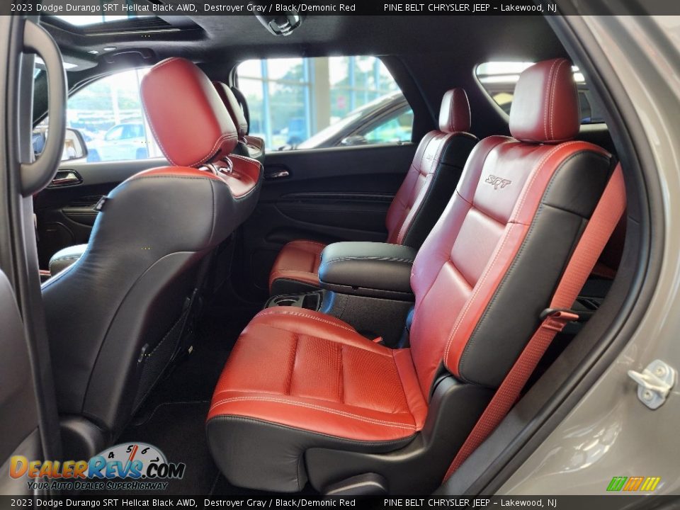 Rear Seat of 2023 Dodge Durango SRT Hellcat Black AWD Photo #12