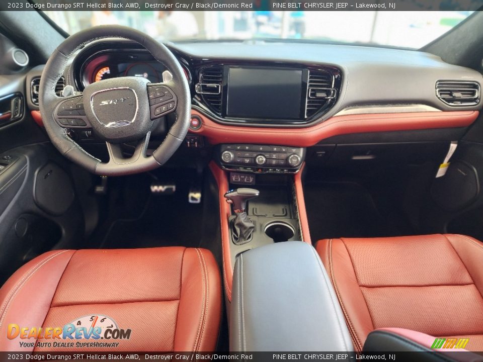 Black/Demonic Red Interior - 2023 Dodge Durango SRT Hellcat Black AWD Photo #13