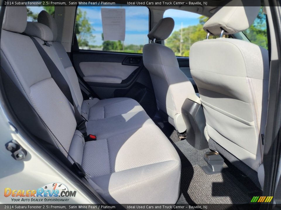 Rear Seat of 2014 Subaru Forester 2.5i Premium Photo #13