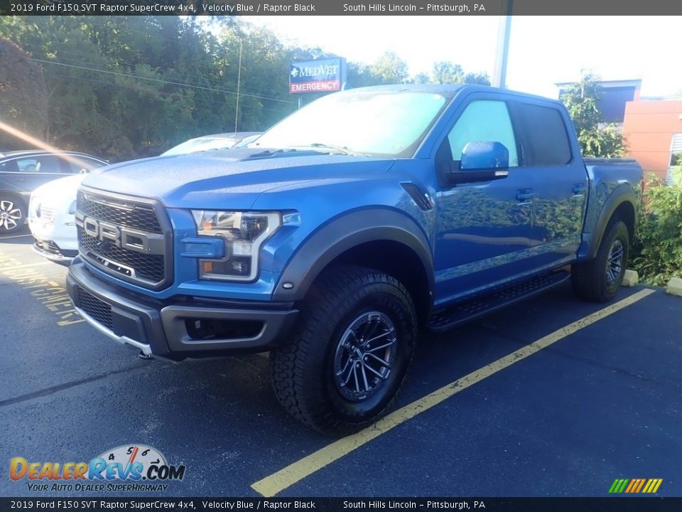 2019 Ford F150 SVT Raptor SuperCrew 4x4 Velocity Blue / Raptor Black Photo #1