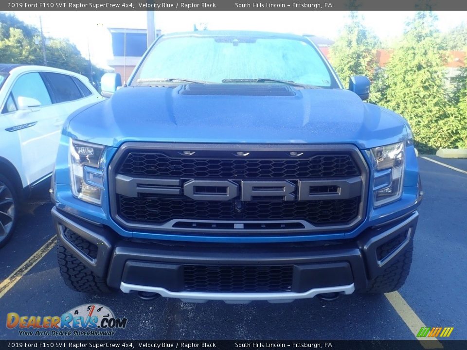2019 Ford F150 SVT Raptor SuperCrew 4x4 Velocity Blue / Raptor Black Photo #3
