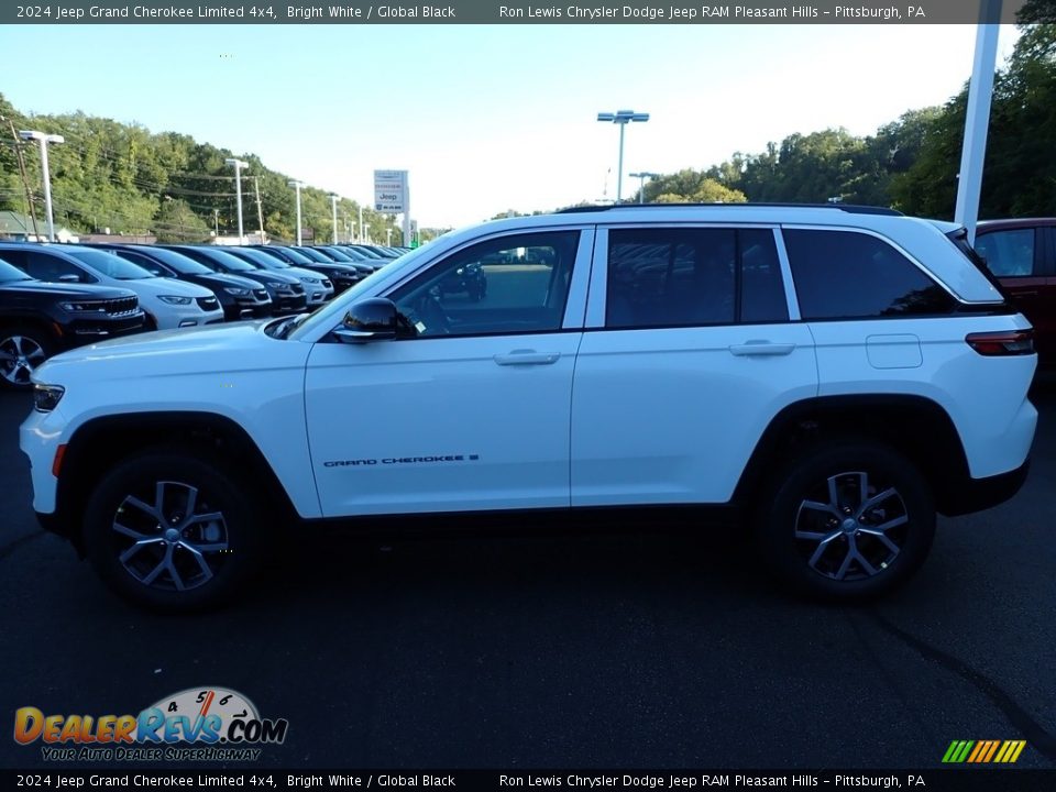 2024 Jeep Grand Cherokee Limited 4x4 Bright White / Global Black Photo #2