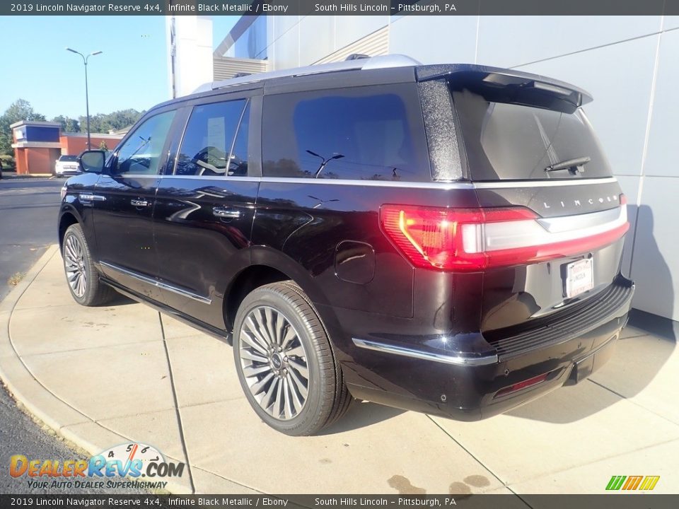 2019 Lincoln Navigator Reserve 4x4 Infinite Black Metallic / Ebony Photo #3