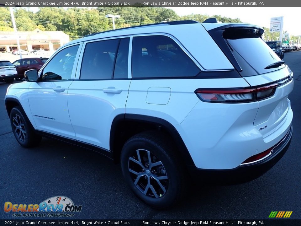 2024 Jeep Grand Cherokee Limited 4x4 Bright White / Global Black Photo #3