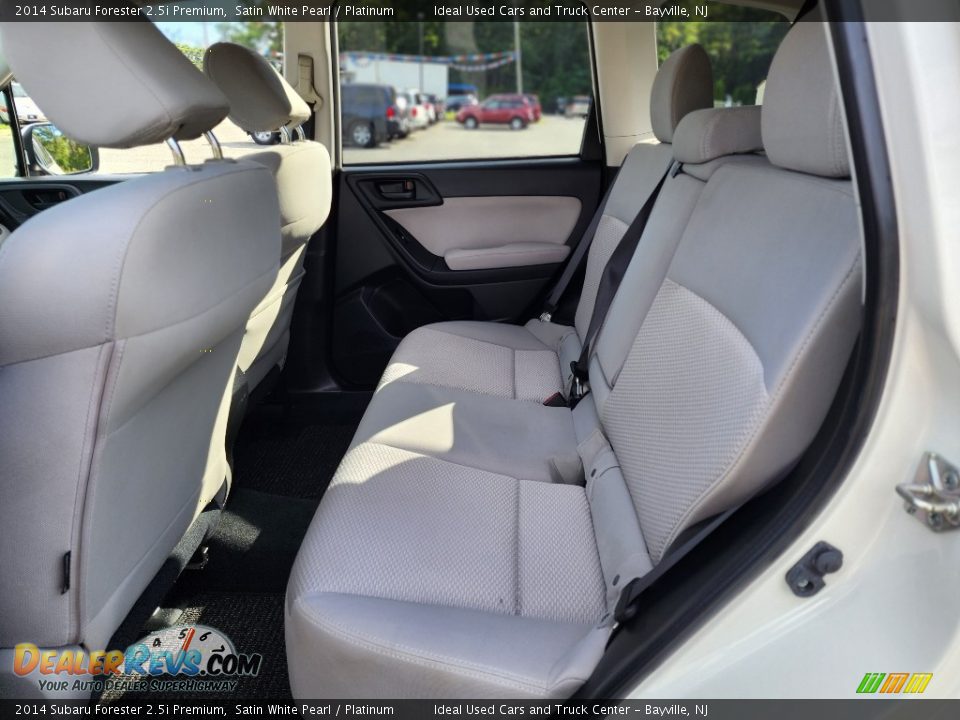 Rear Seat of 2014 Subaru Forester 2.5i Premium Photo #23